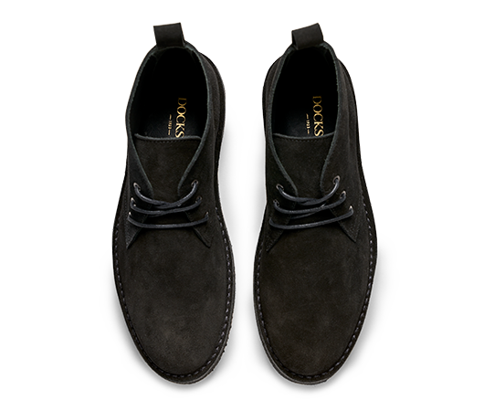 Desert Boots Black | Docksta Sko