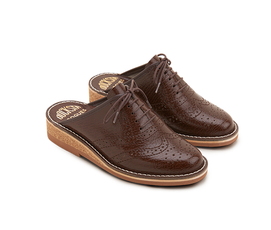 Slippers - Brogues 970 Brown | Docksta Sko