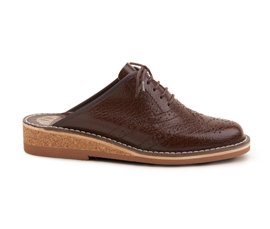 Slippers - Brogues 970 Brown | Docksta Sko