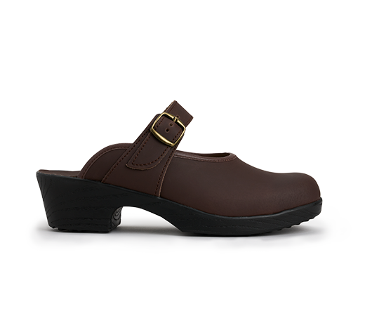 Clogs Ballerina Clogs Brown | Docksta Sko