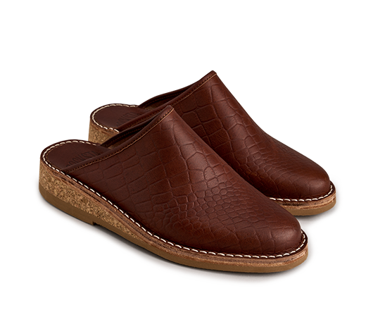 Billies Brown Croco | Docksta Sko