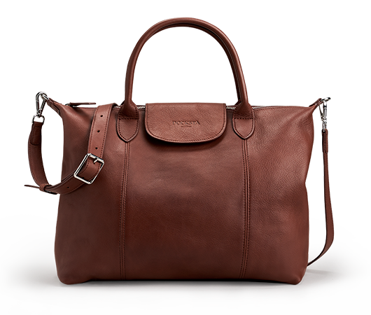  Cleo Large bag Handbag brown | Docksta Sko