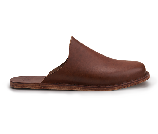 Slippers - Hector Brown vegetable tanned | Docksta Sko