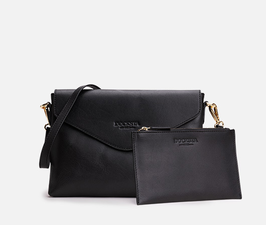  Mika Envelope Bag Envelope bag black | Docksta Sko