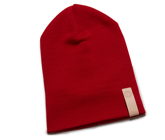  Wool Beanie Red | Docksta Sko