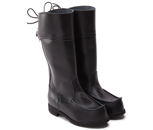 Beat Boots - Beak Boots High Black Beak Boots - Without Lining Vegetable-tanned leather. | Docksta Sko