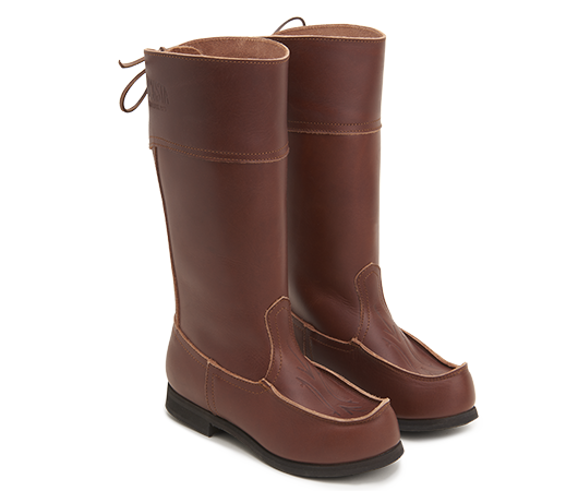 Beat Boots - Beak Boots High Brown Beak Boots - Without lining Vegetable-tanned leather | Docksta Sko