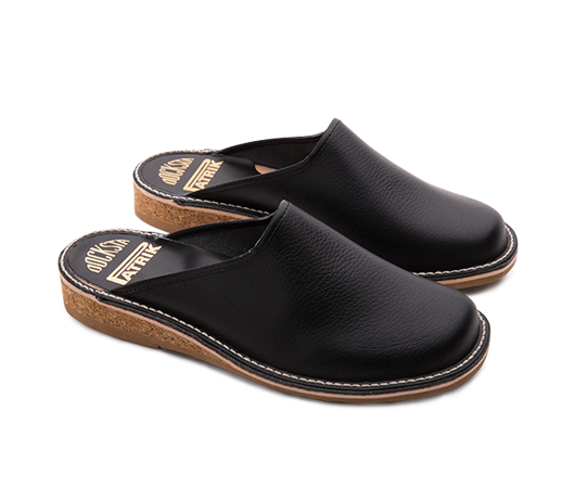 Slippers - Patrik 962 Mamut - Black | Docksta Sko