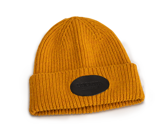  Rib Wool Beanie Beanie Yellow | Docksta Sko