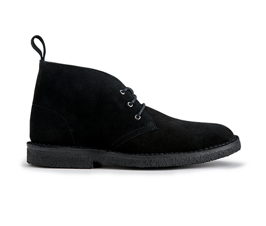 Desert Boots Black | Docksta Sko