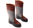 Beak Boots High Felt / Brown - Utan foder